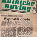 Dobová tlač o leteckej katastrofe IL-18 – Sakrakopec