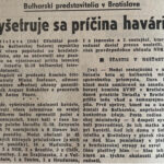 Dobová tlač o leteckej katastrofe IL-18 – Sakrakopec