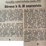 Dobová tlač o leteckej katastrofe IL-18 – Sakrakopec